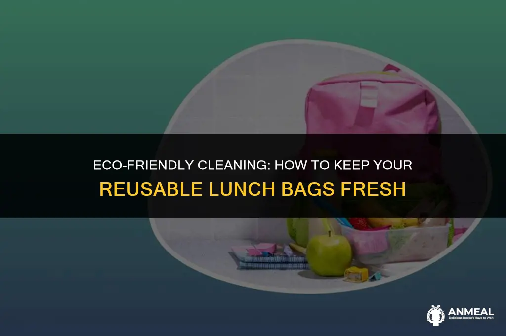 how to clean reusable lunch bags