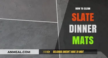Effortless Slate Dinner Mat Cleaning: Tips for Spotless Elegance