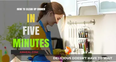 Quick Dinner Cleanup: 5-Minute Tips for a Spotless Kitchen