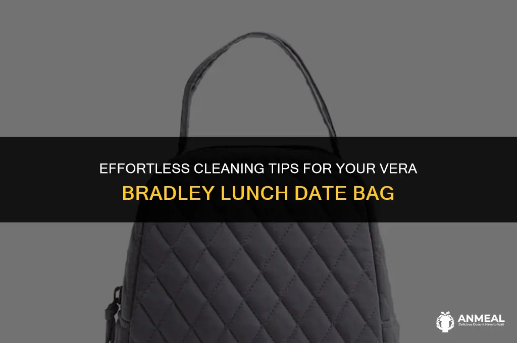 how to clean vera bradley lunch date
