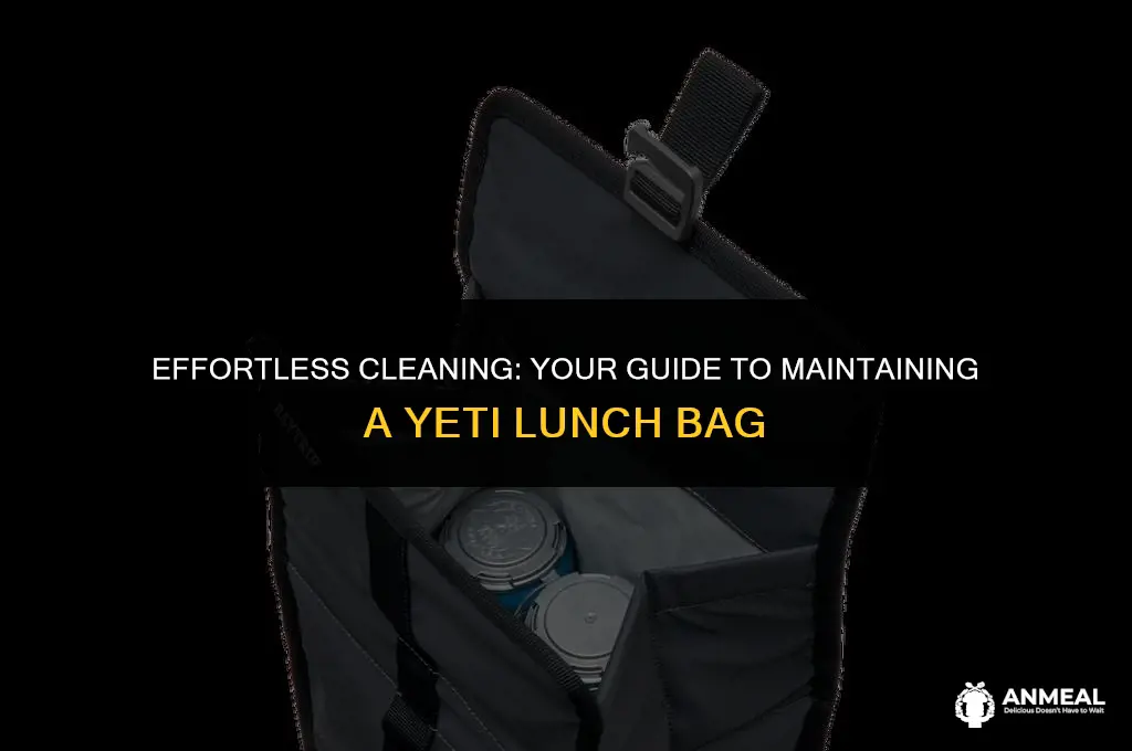 how to clean yeti lunch bag