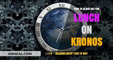 Mastering Kronos: A Simple Guide to Clocking Out for Lunch