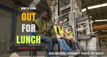 Maximizing Your Lunch Break: A Guide to Clocking Out Effectively