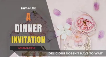 Gracefully Declining a Dinner Invitation: Tips for Polite and Tactful Responses