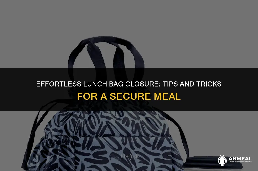 how to close lunch bag