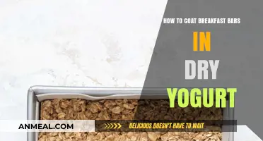 Easy Yogurt Coating: Elevate Your Breakfast Bars with Dry Yogurt