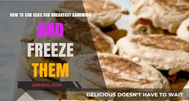 Perfect Breakfast Sandwich: Cook, Freeze, and Enjoy Fluffy Eggs Anytime