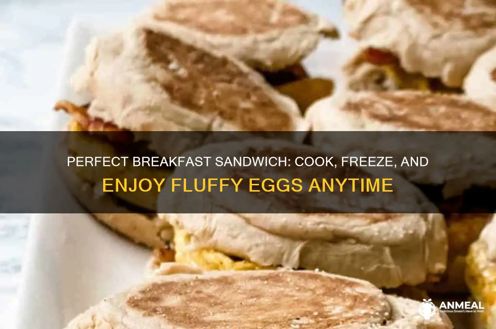 how to cok eggs for breakfast sandwich and freeze them