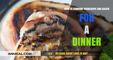 Sizzling Pork Chops Wrapped in Bacon: A Hearty Dinner Fusion