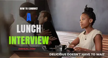Mastering the Art of Lunch Interviews: Tips for Success