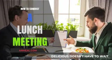 Maximizing Lunch Meetings: A Guide to Productive Networking