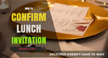 RSVP Etiquette: Confirming Your Lunch Invitation with Ease
