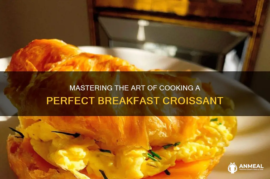 how to cook a breakfast croissant