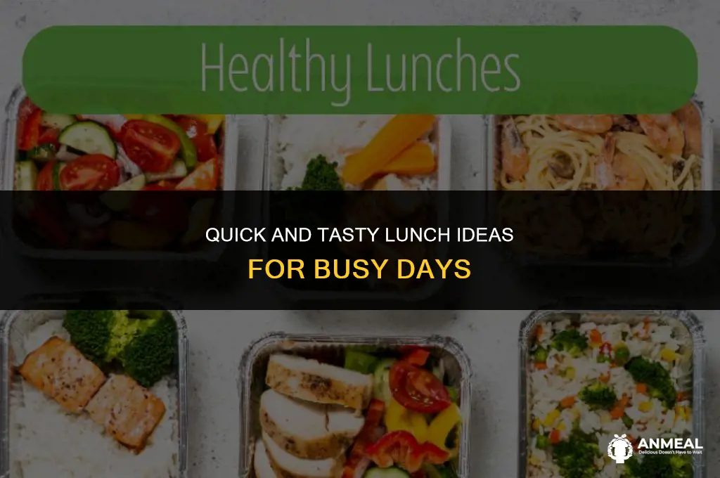 how to cook a easy lunch