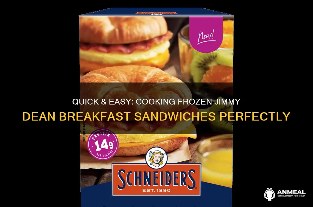 how to cook a frozen jimmy dean breakfast sandwich
