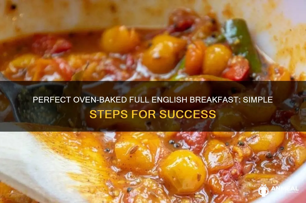 how to cook a full english breakfast in the oven