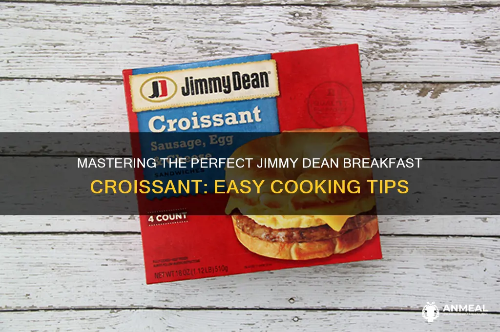 how to cook a jimmy dean breakfast croissant