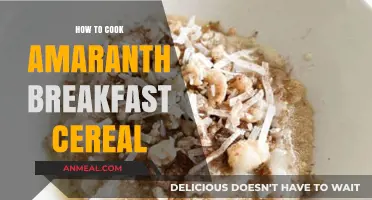 Easy Amaranth Breakfast Cereal Recipe: Healthy, Gluten-Free Morning Delight