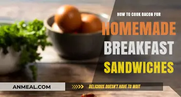 Perfectly Crispy Bacon: Elevate Your Homemade Breakfast Sandwiches with Ease