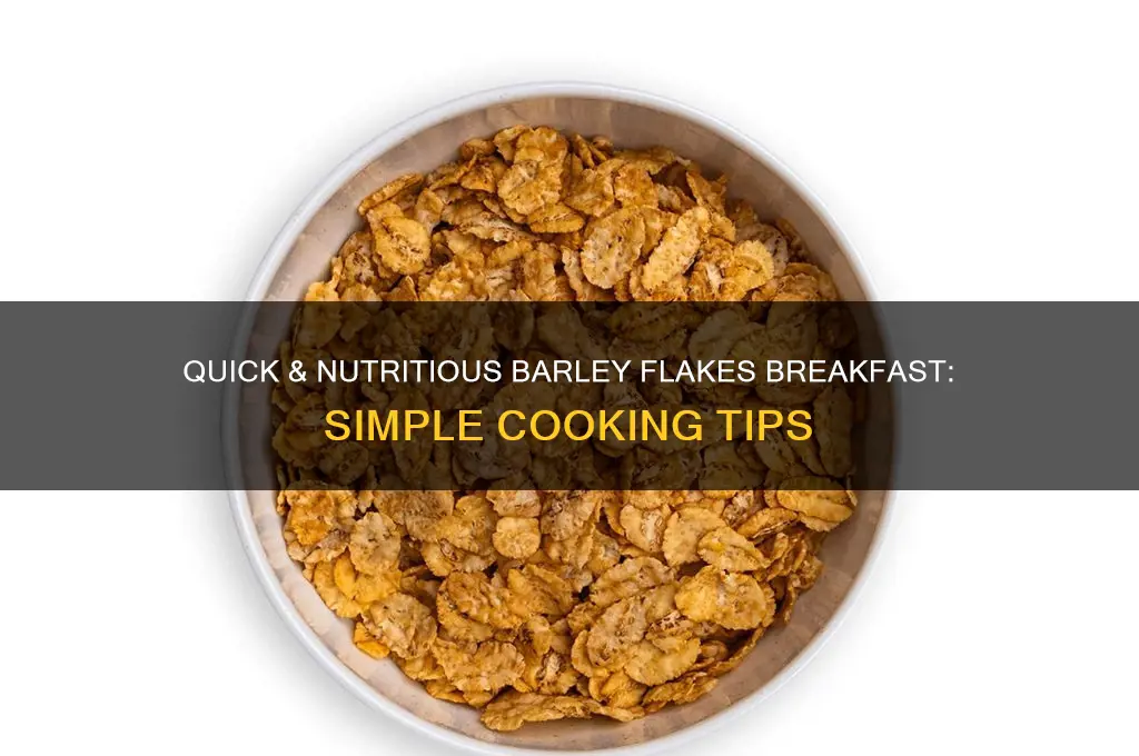 how to cook barley flakes for breakfast