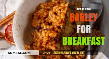 Start Your Day Right: Easy Barley Breakfast Cooking Guide
