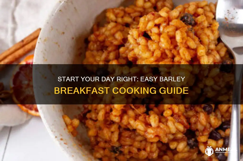how to cook barley for breakfast