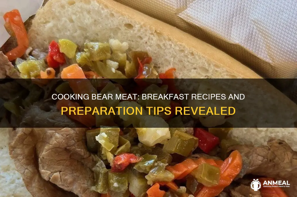 how to cook bear and breakfast