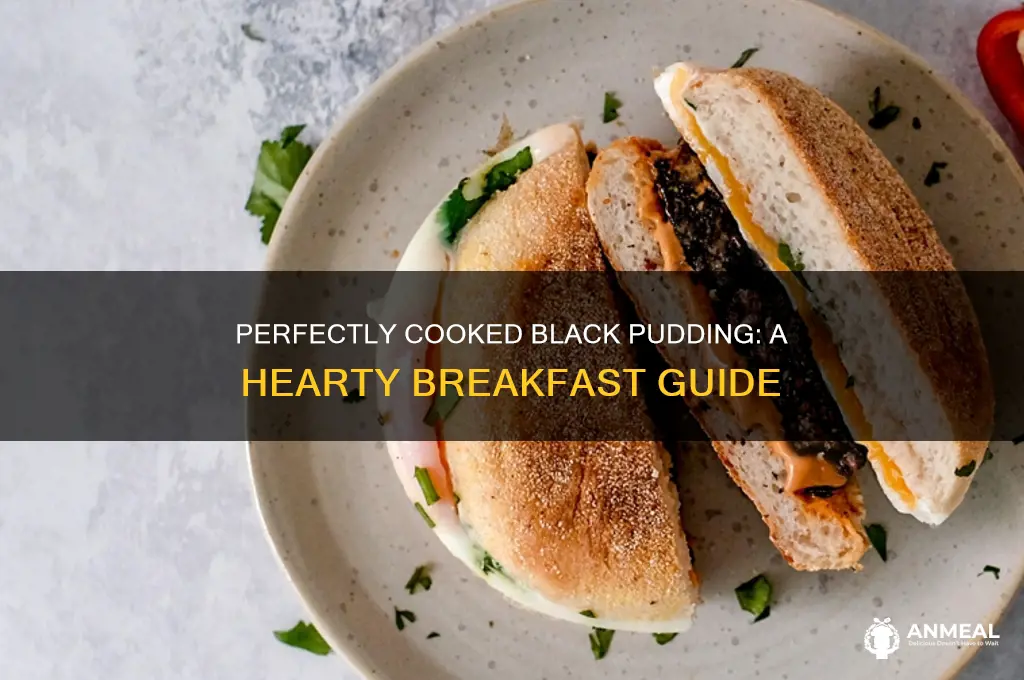 how to cook black pudding for breakfast