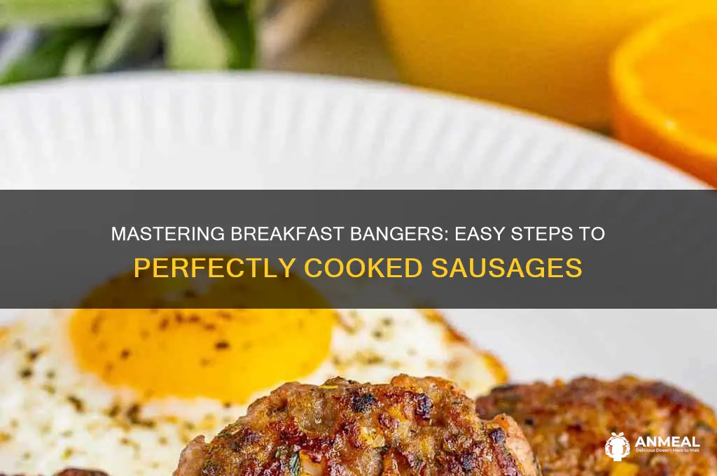 how to cook breakfast bangers