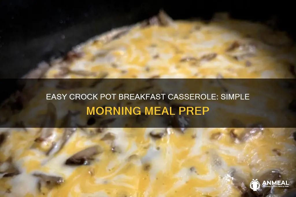 how to cook breakfast casserole in crock pot