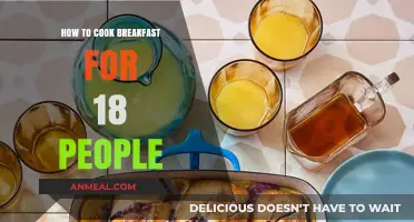 Efficiently Cooking Breakfast for a Crowd: Tips and Recipes for 18 People