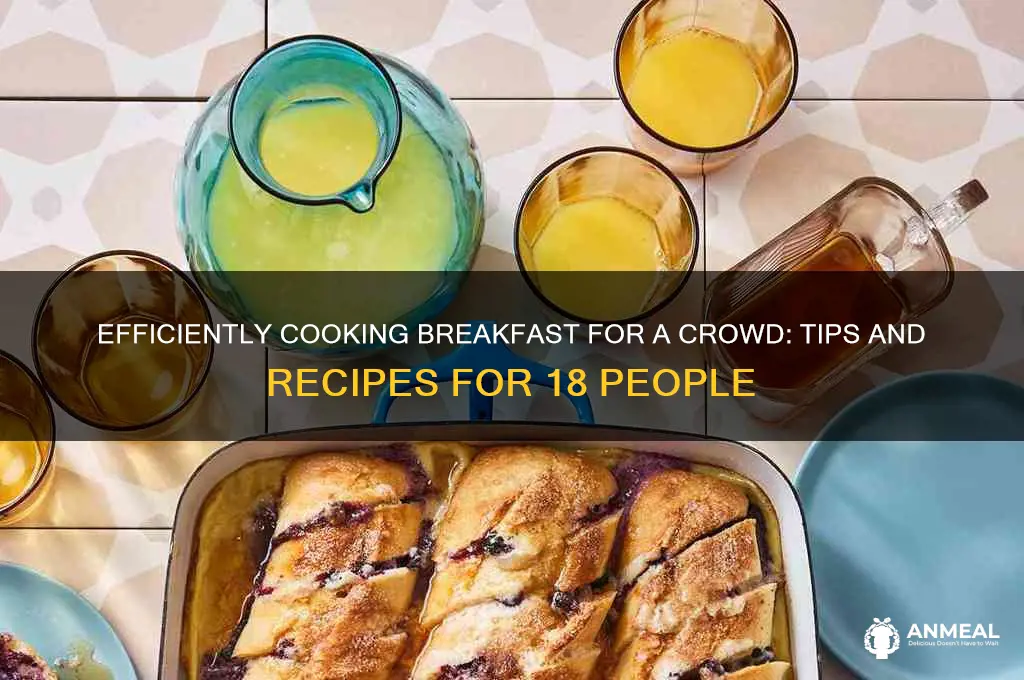 how to cook breakfast for 18 people