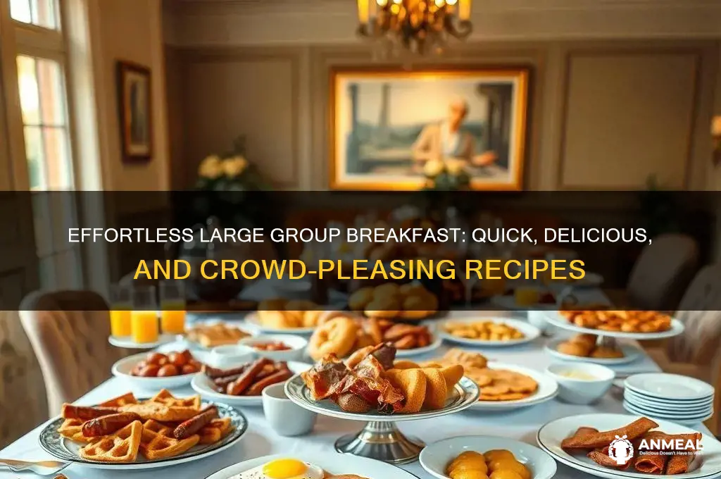 how to cook breakfast for a large group