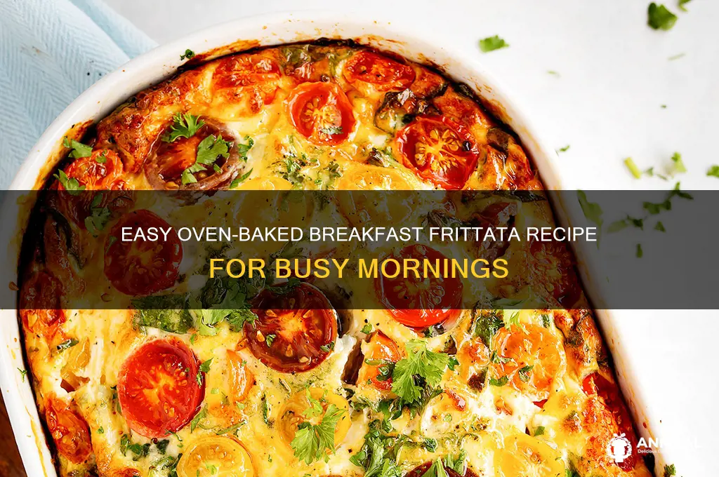 how to cook breakfast frittata in the oven