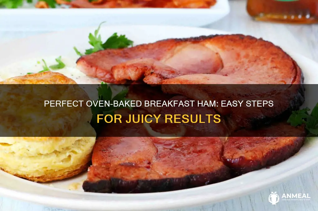 how to cook breakfast ham in oven