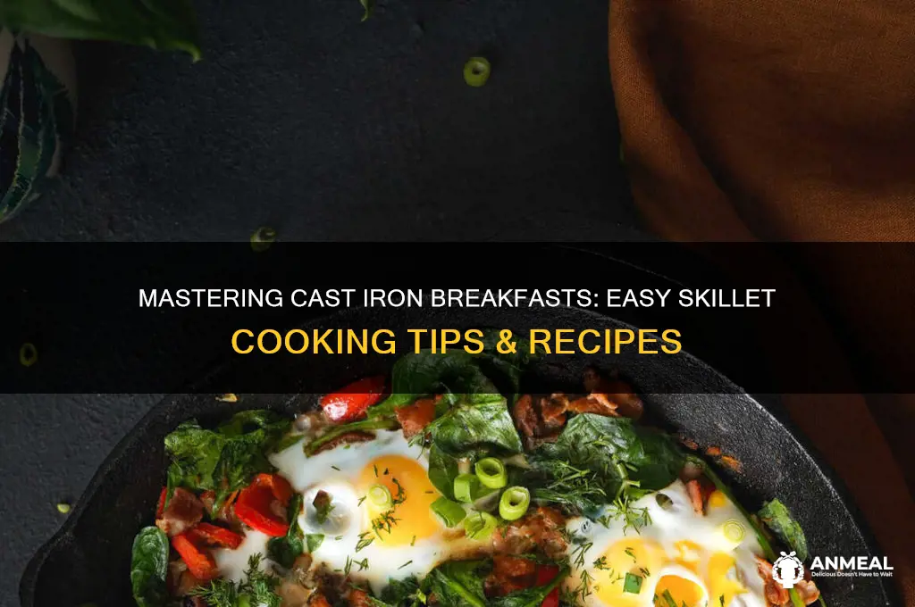 how to cook breakfast in a cast iron skillet