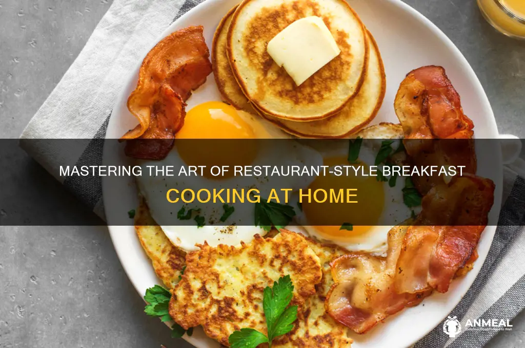 how to cook breakfast in a restaurant