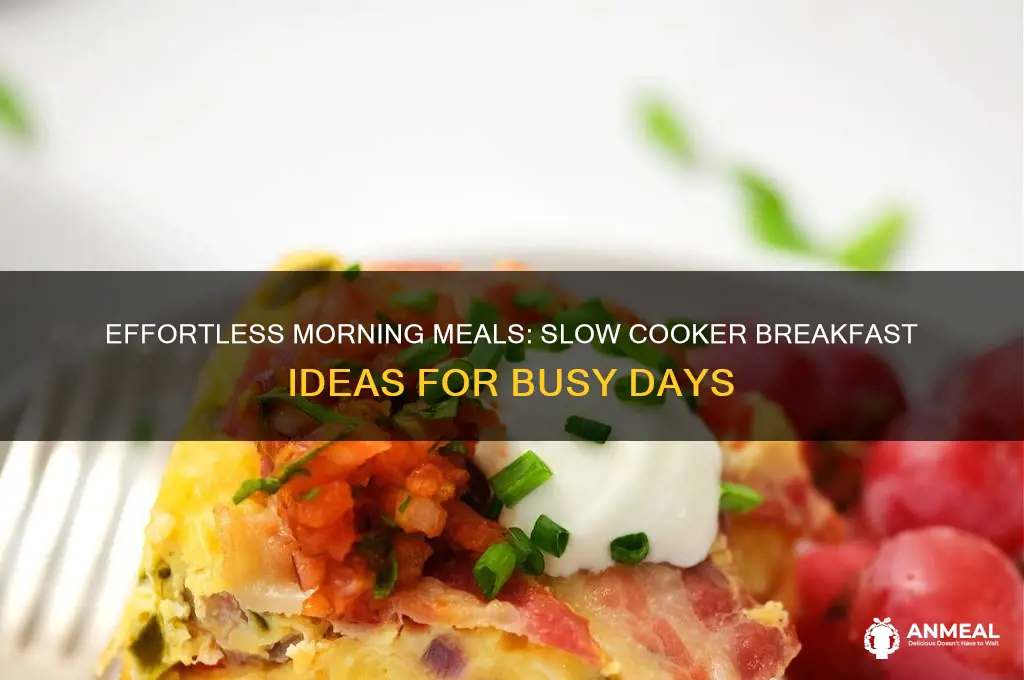 how to cook breakfast in a slow cooker