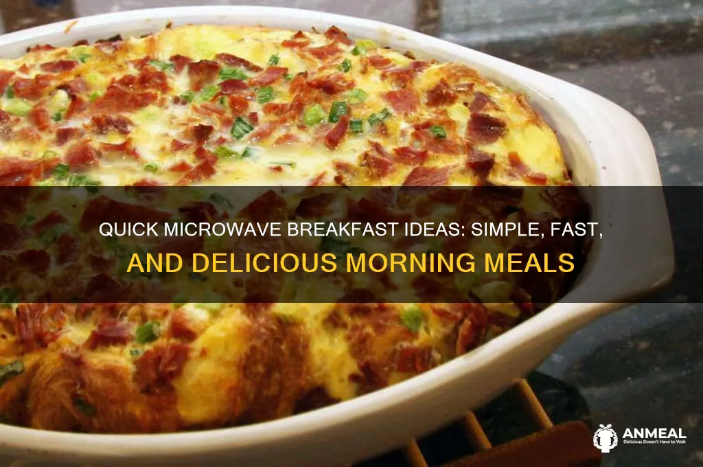 how to cook breakfast in the microwave