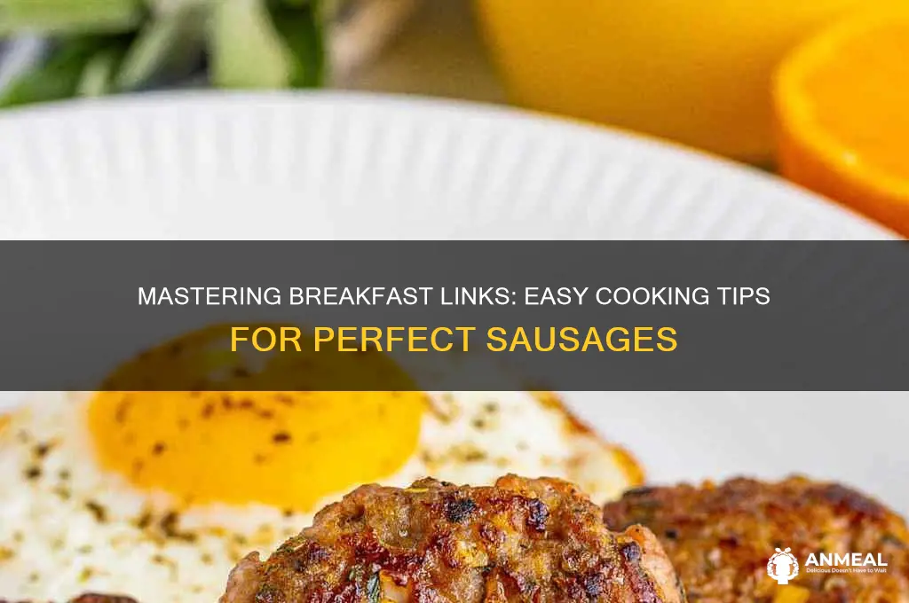 how to cook breakfast links