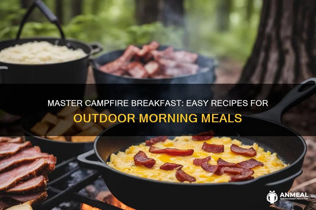 how to cook breakfast over a campfire