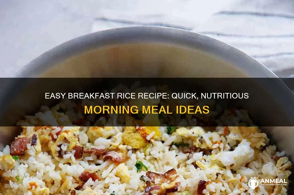 how to cook breakfast rice