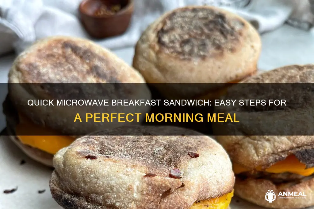 how to cook breakfast sandwich in microwave