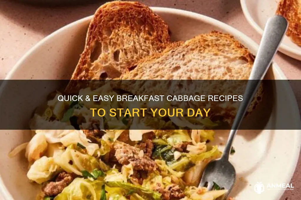 how to cook cabbage for breakfast