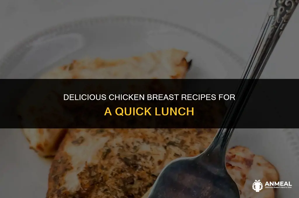 how to cook chicken breasts for lunch