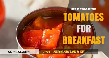 Quick & Easy Breakfast: Cooking Chopped Tomatoes for a Healthy Start