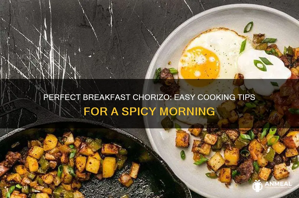 how to cook chorizo for breakfast