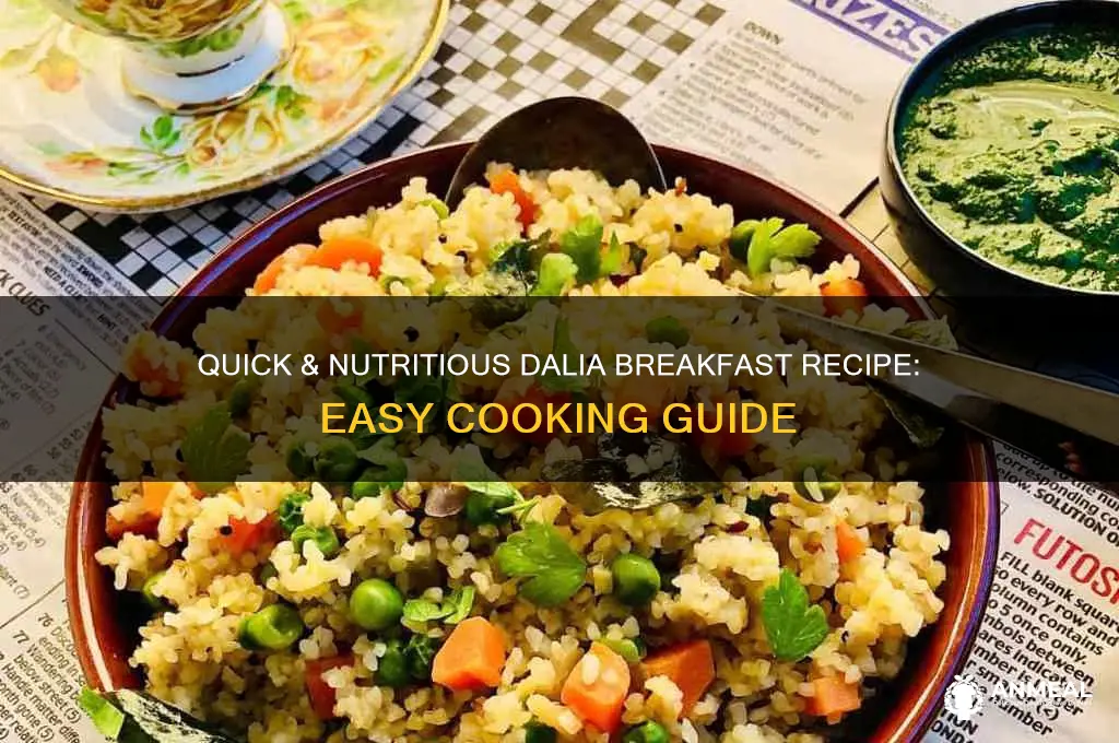 how to cook dalia for breakfast