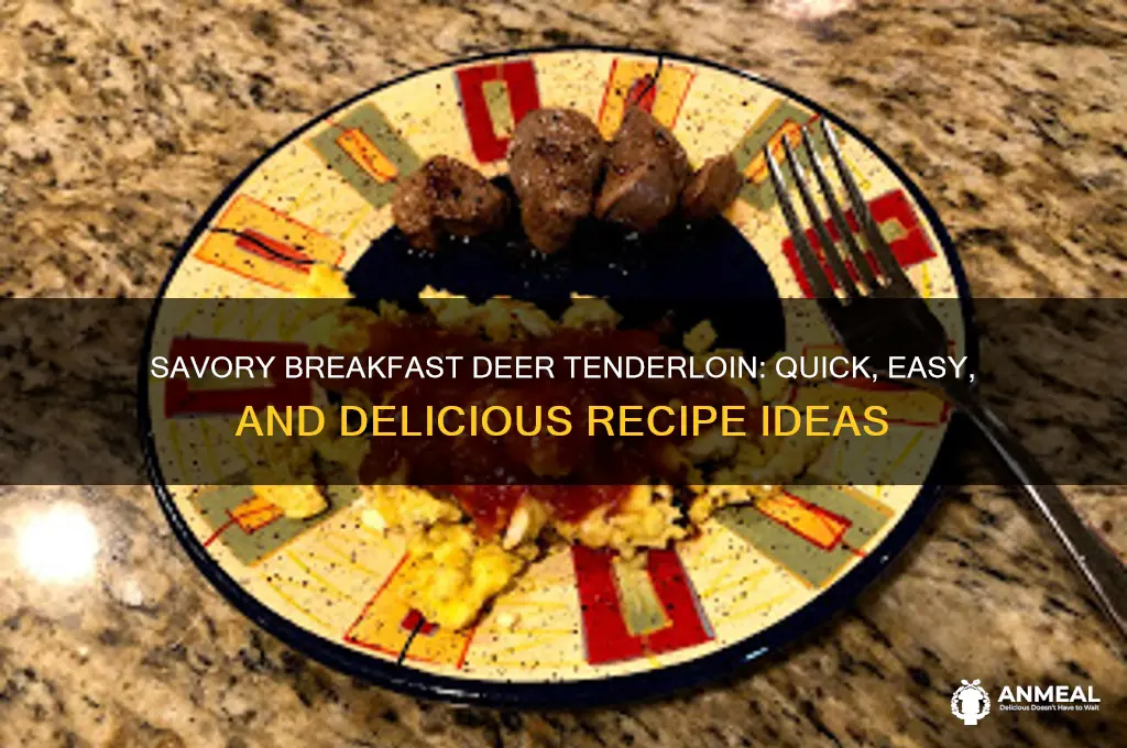 how to cook deer tenderloin for breakfast