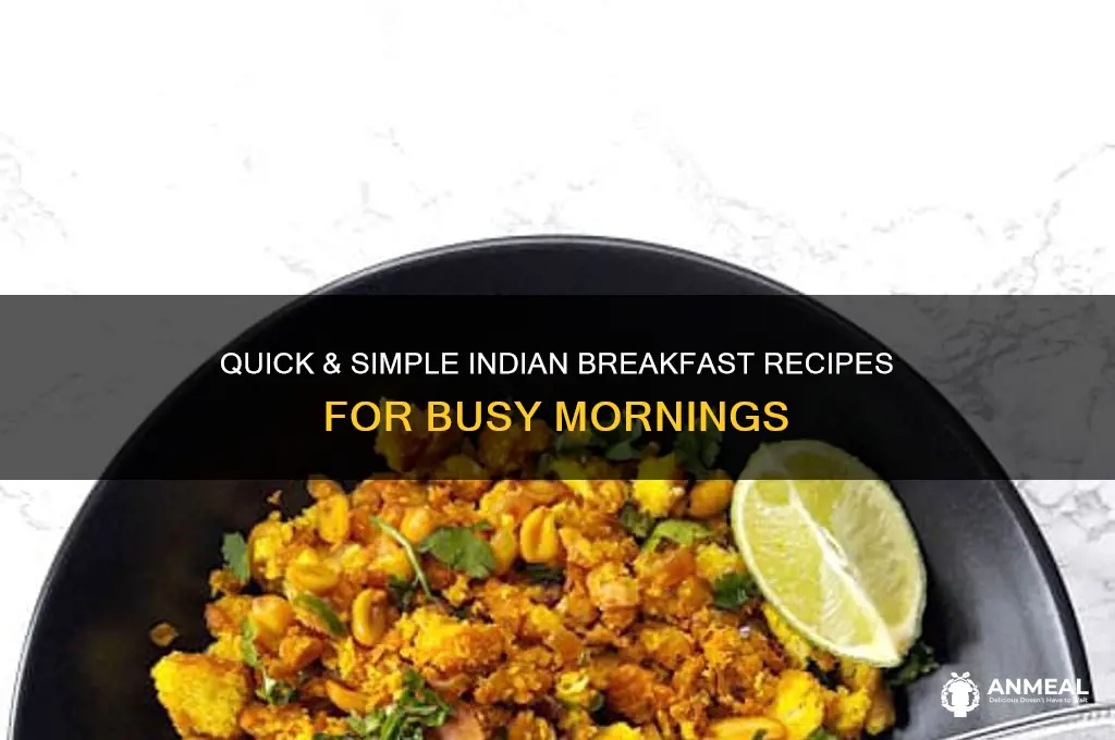 how to cook easy indian breakfast
